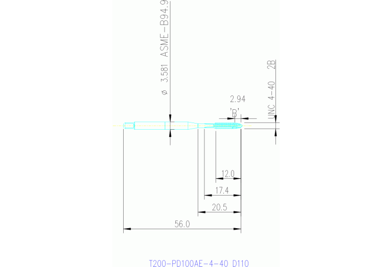 T200-PD100AE-4-40 D110