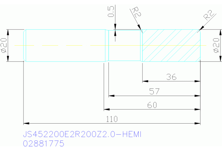 JS452200E2R200Z2.0-HEMI