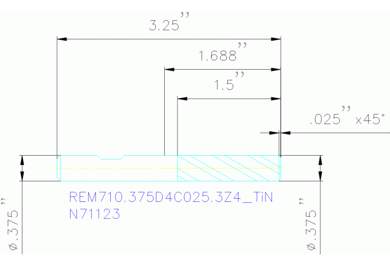 REM710.375D4C025.3Z4 TIN