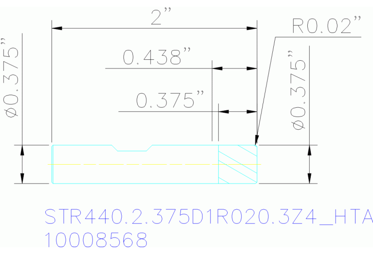 STR440.2.375D1R020.3Z4 HTA