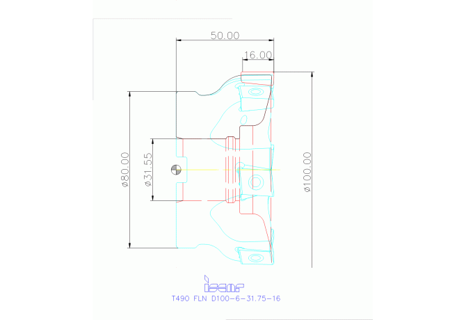T490 FLN D100-6-31.75-16