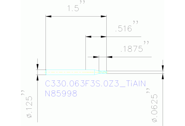 C330.063F3S.0Z3 TIALN