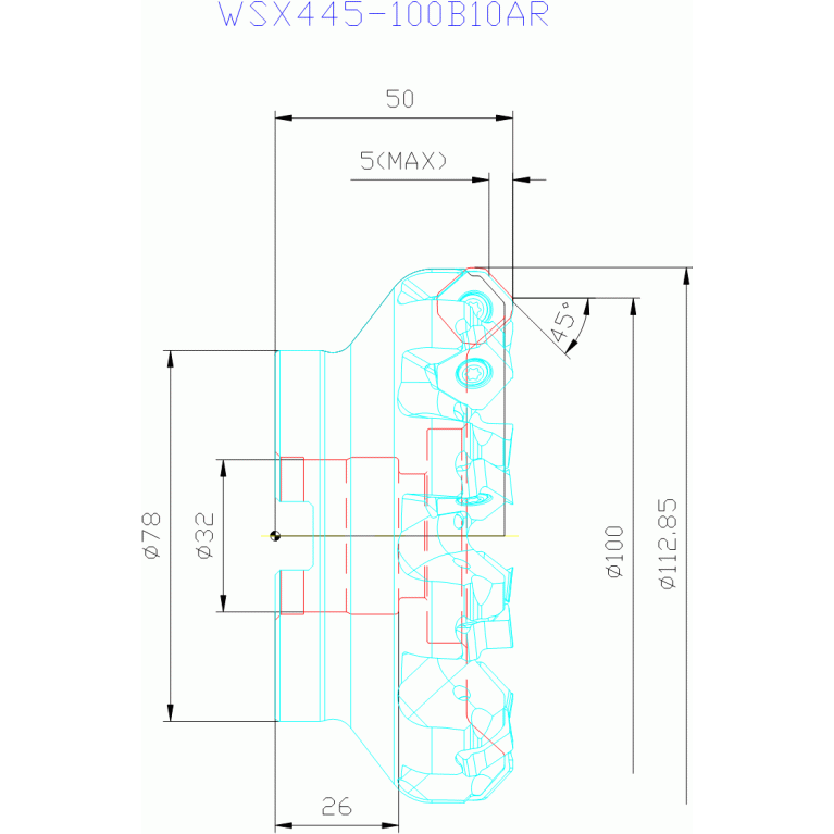 WSX445-100B10AR