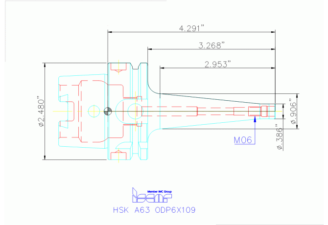 HSK A63 ODP6X109