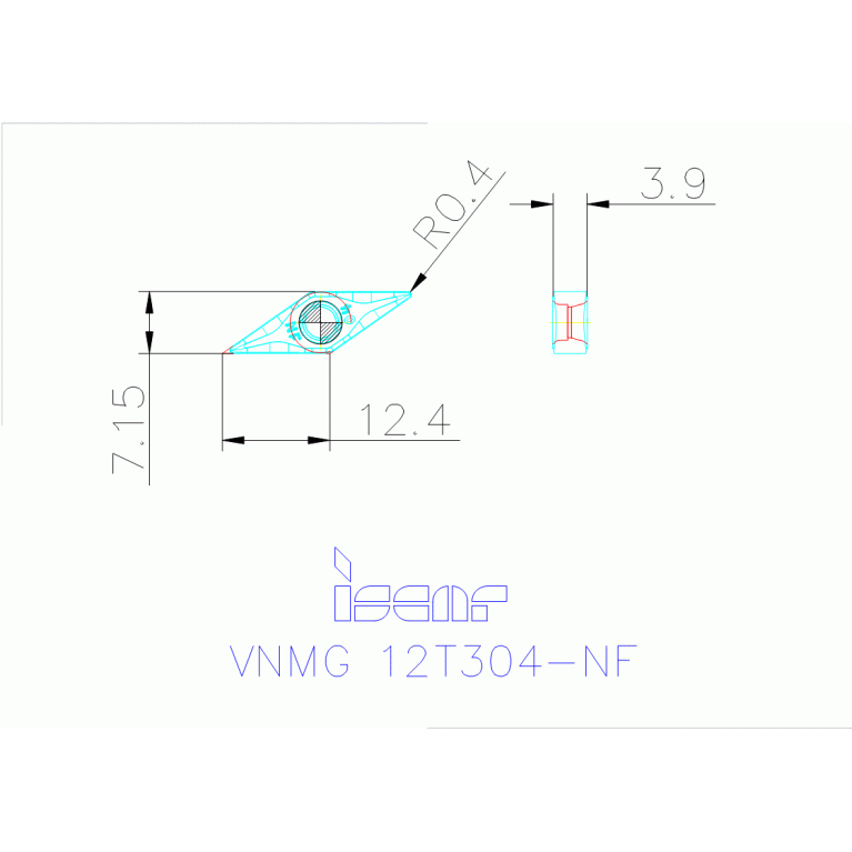 VNMG 12T304-NF IC9250