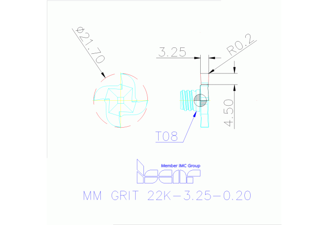 MM GRIT 22K-3.25-0.20 IC528