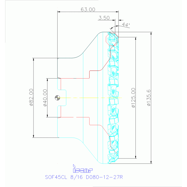 SOF45CL 8/16 D125-20-40R