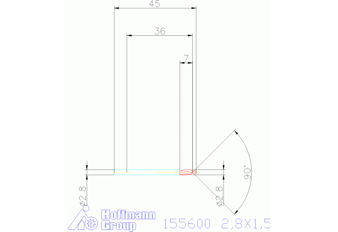 155600 2,8X1,5