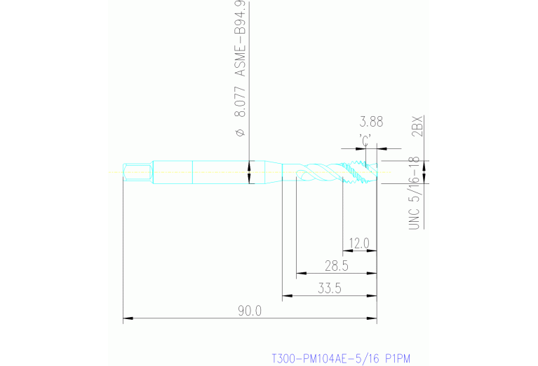 T300-PM104AE-5/16 P1PM
