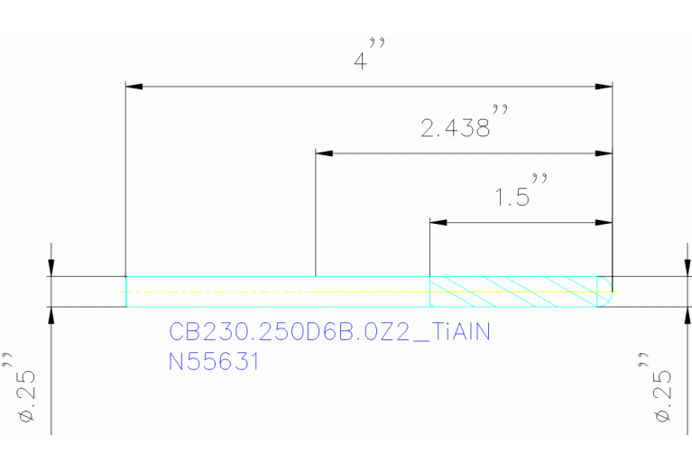 CB230.250D6B.0Z2 TIALN