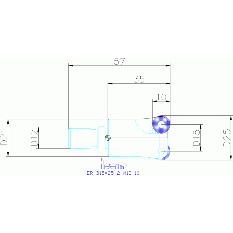 ER D15A25-2-M12-10