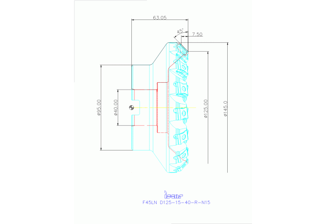 F45LN D125-15-40-R-N15