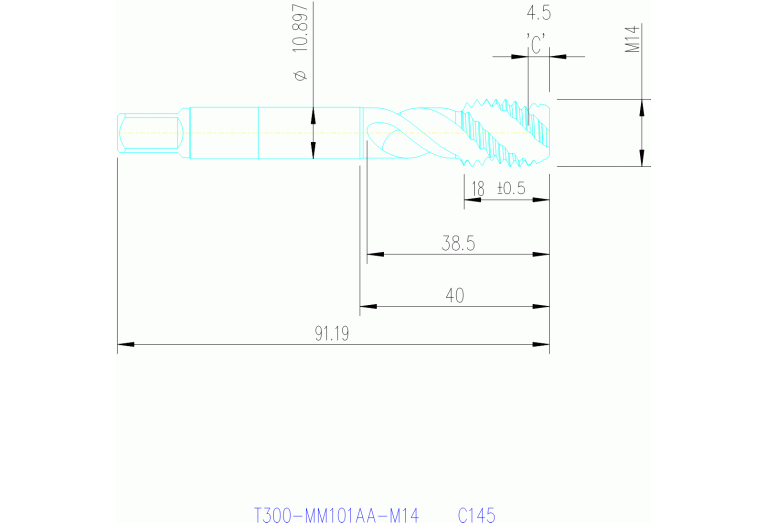 T300-MM101AA-M14 C145
