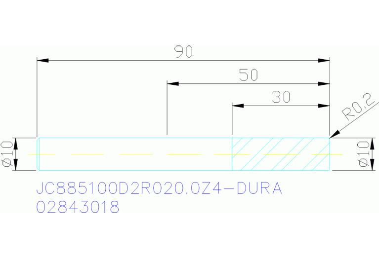 JC885100D2R020.0Z4-DURA