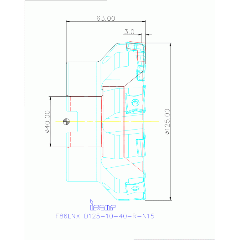 F86LNX D125-10-40-R-N15