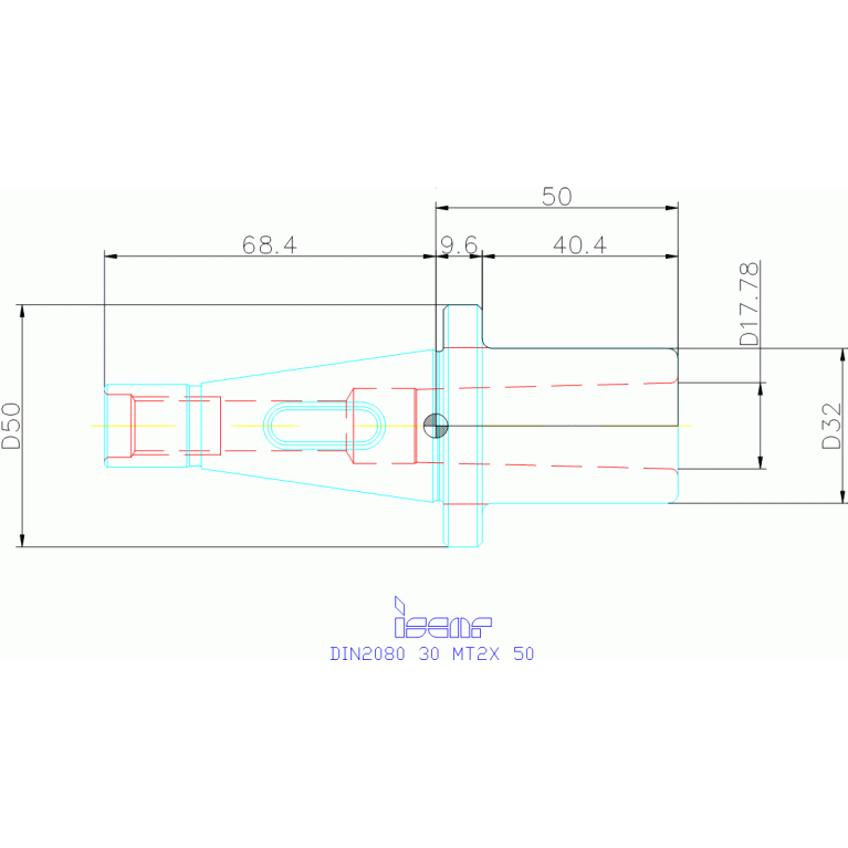 DIN2080 30 MT2X 50