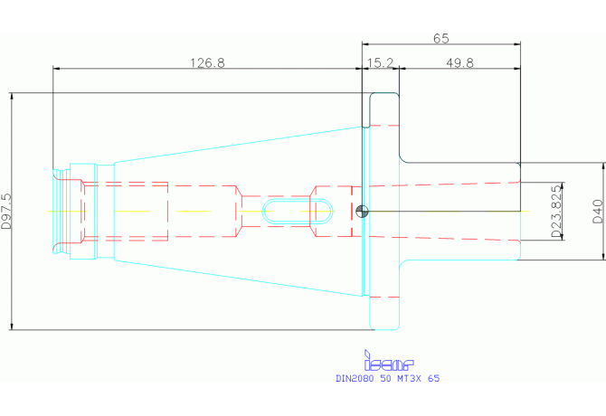 DIN2080 50 MT3X 65