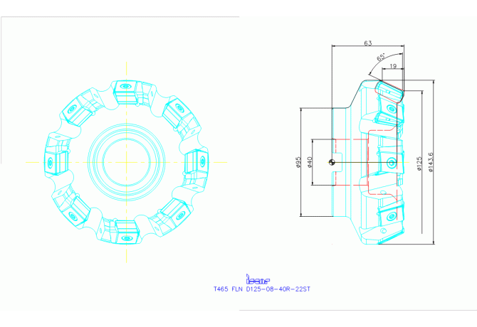 T465 FLN D125-08-40R-22ST