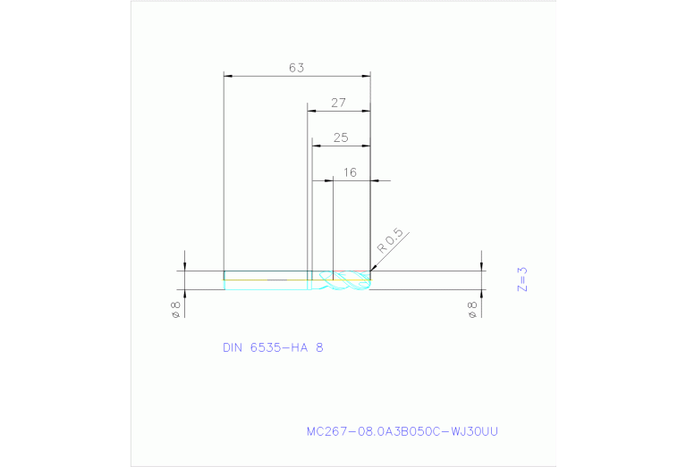 MC267-08.0A3B050C-WJ30UU