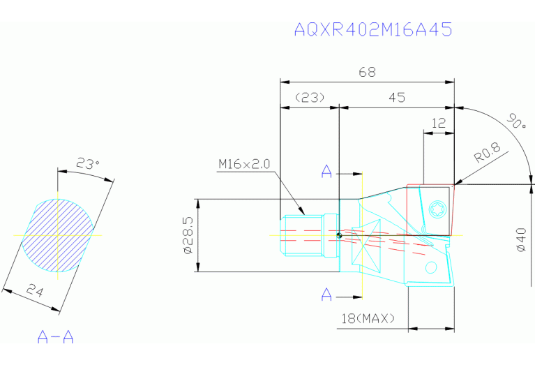 AQXR402M16A45