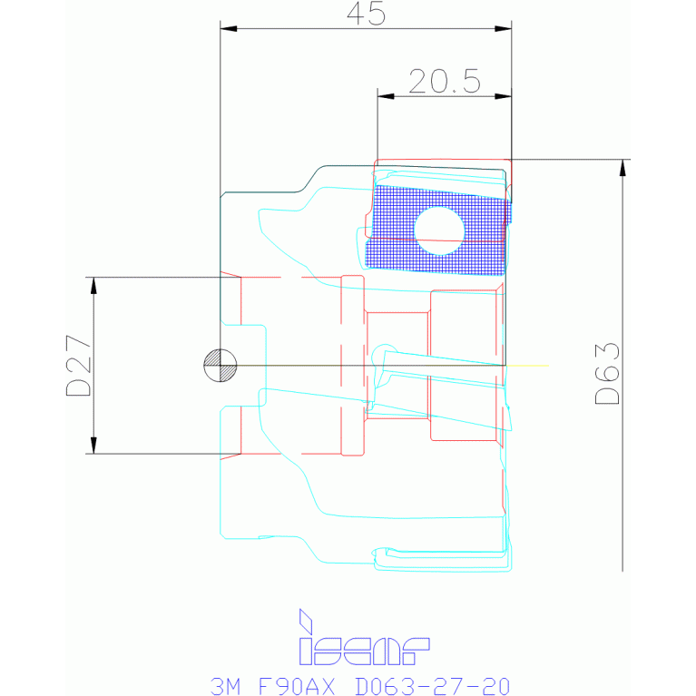 3M F90AX D063-27-20
