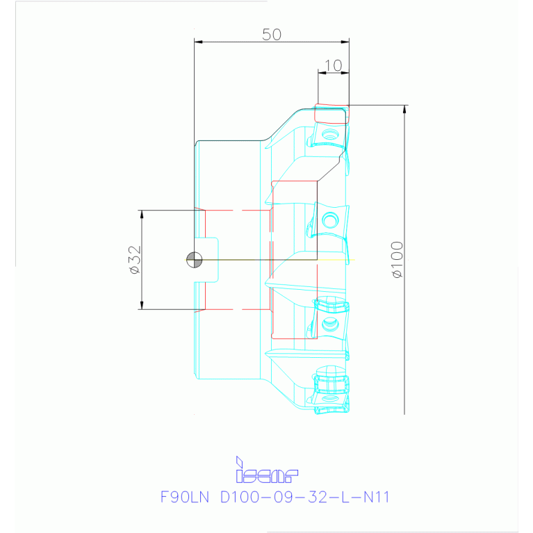 F90LN D100-09-32-L-N11