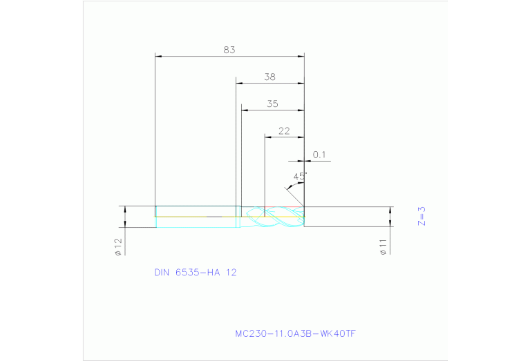 MC230-11.0A3B-WK40TF