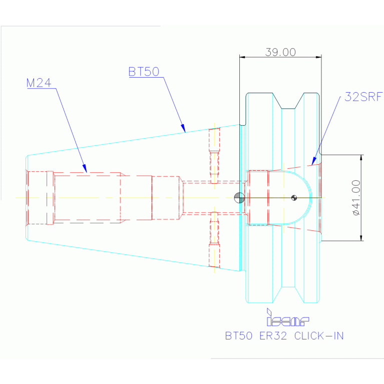 BT50 ER32 CLICK-IN
