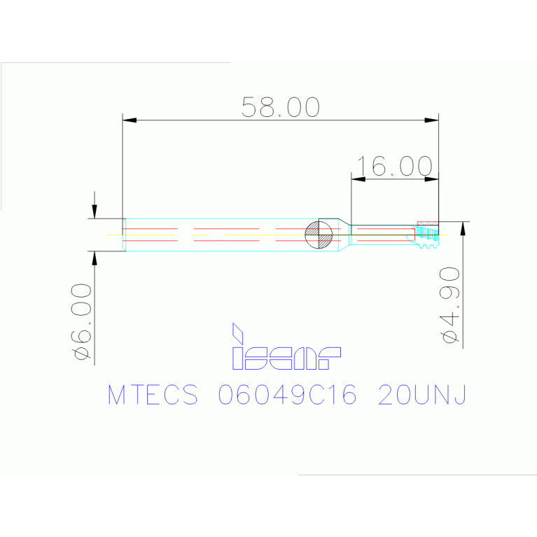 MTECS 06049C16 20UNJ IC908