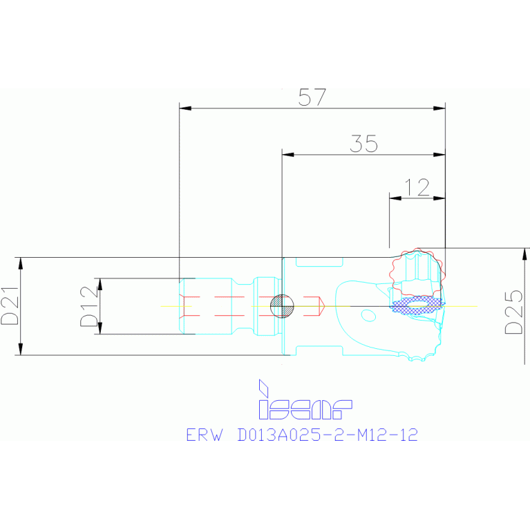 ERW D013A025-2-M12-12