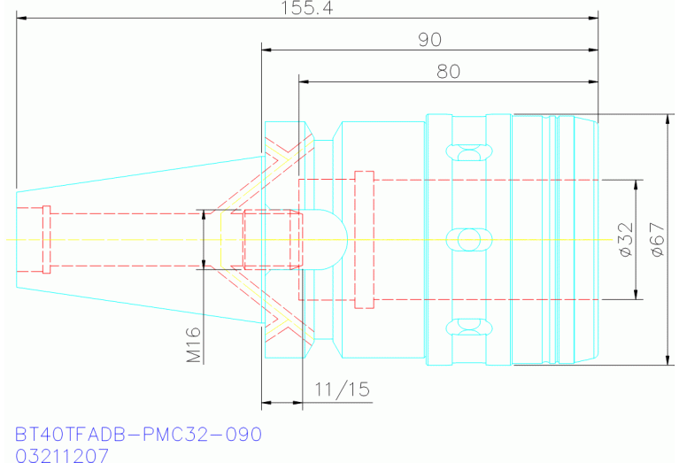 BT40TFADB-PMC32-090