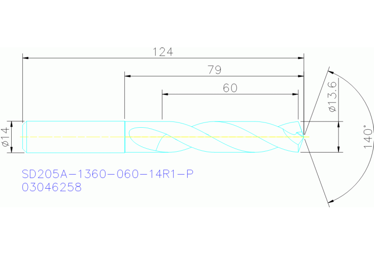 SD205A-1360-060-14R1-P