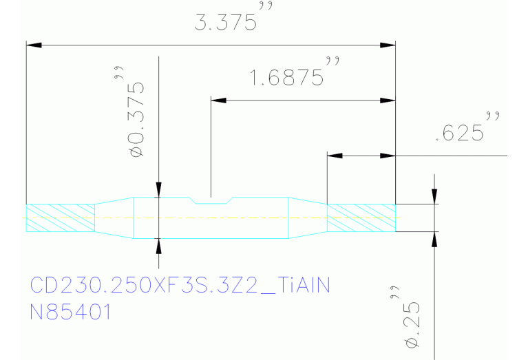 CD230.250XF3S.3Z2 TIALN