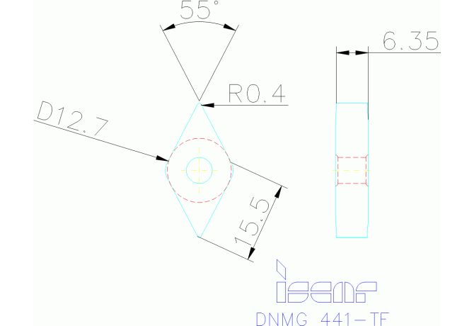DNMG 150604-TF IC8150