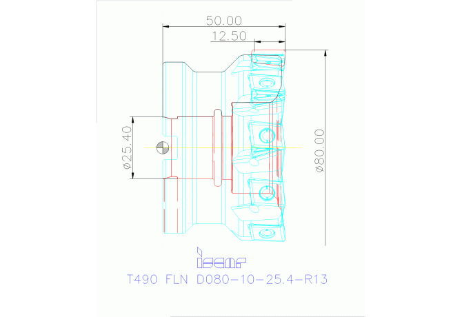 T490 FLN D080-10-25.4-R13