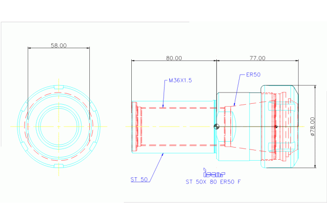 ST 50X 80 ER50 F