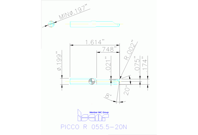 PICCO R 055.5-20N IC908