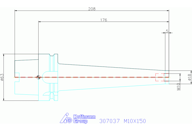 307037 M10X150