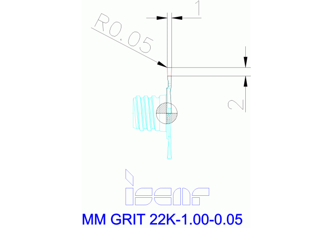 MM GRIT 22K-1.00-0.05 IC528