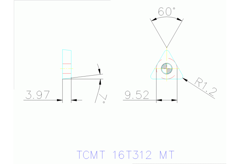 TCMT 16T312 MT TT7005