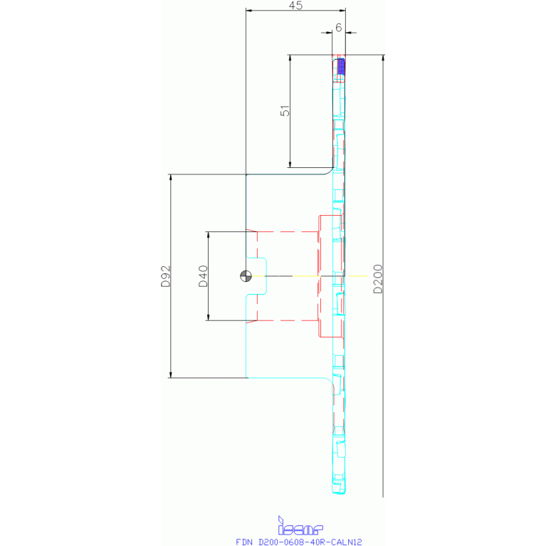 FDN D200-0608-40R-CALN12