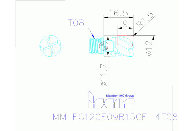 MM EC120E09R15CF-4T08 IC908