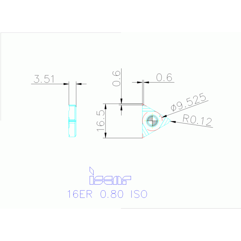 16ER 0.80 ISO IC50M