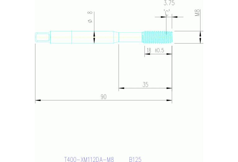 T400-XM112DA-M8 B125