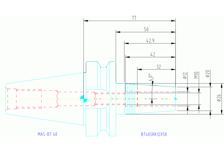 BT40SRK12x50