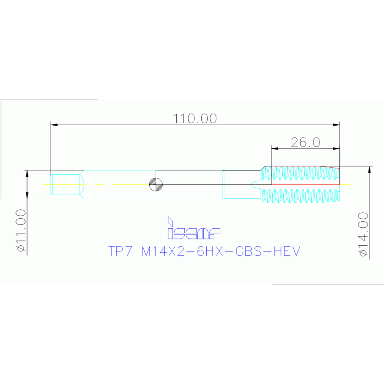 TP7 M14X2-6HX-GBS-HEV