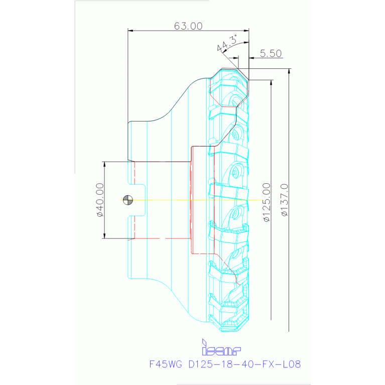 F45WG D125-18-40-FX-L08