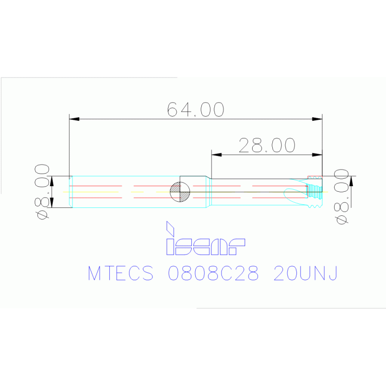MTECS 0808C28 20UNJ IC908