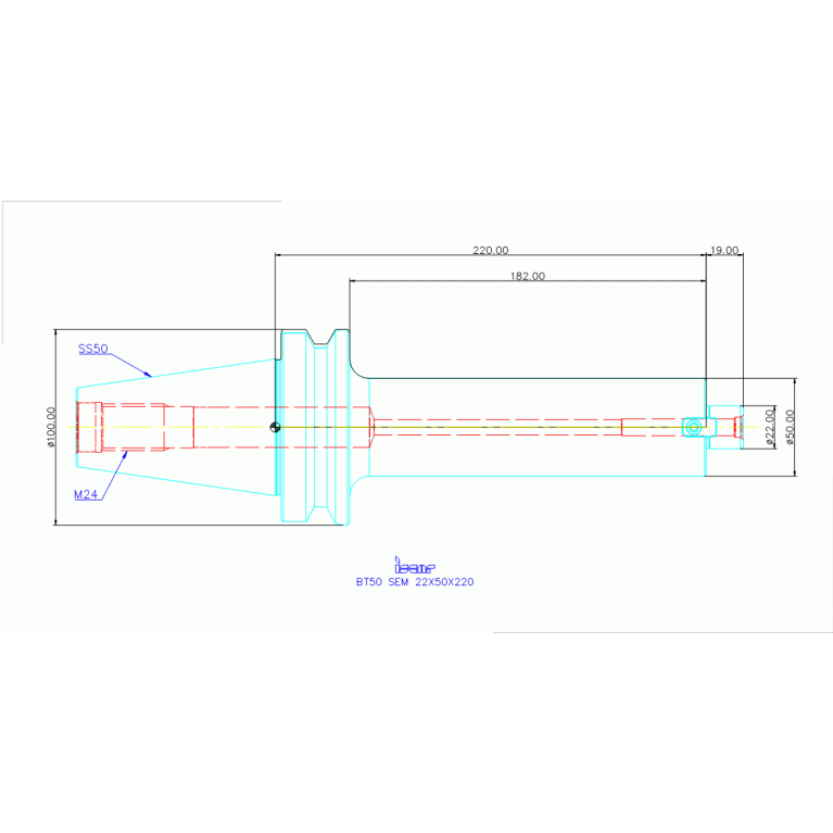 BT50 SEM 22X50X220