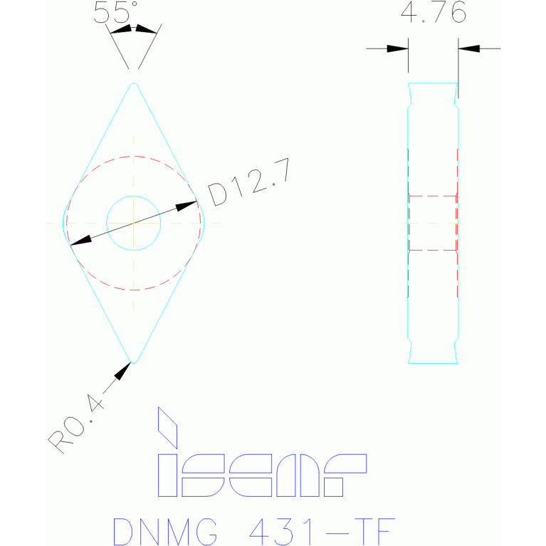 DNMG 150404-TF IC807